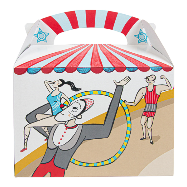 Garcia De Pou CAJAS MENU INFANTIL 'CIRCUS' 320 G/M2 15 50x10 50x17 50 CM CUATRICROMÍA CARTONCILLO (300 UNID.)