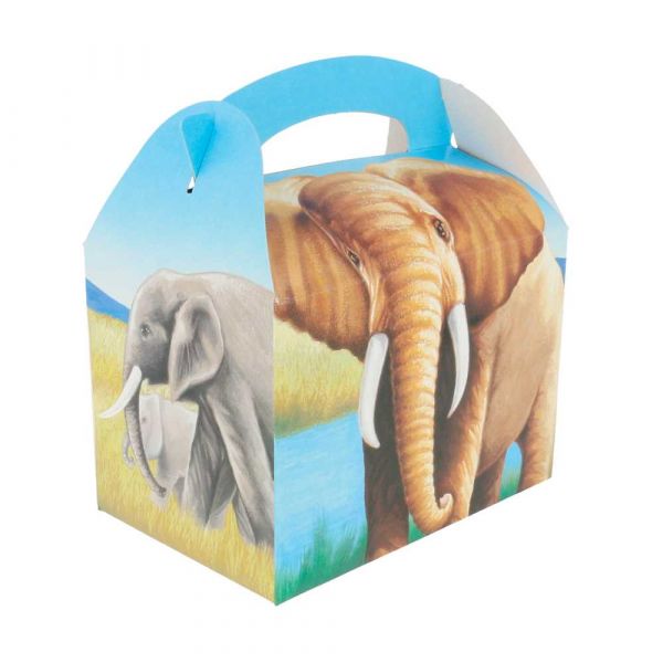 Garcia de pou CAJAS MENU INFANTIL "ELEFANTES" 320 G/M2 15 50x10 50x17 50 CM CUATRICROMÍA CARTONCILLO (300 UNID.)