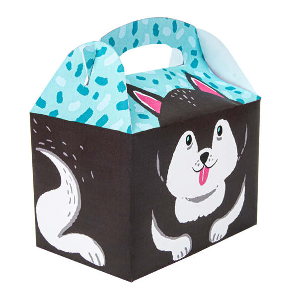 Garcia de pou CAJAS MENU INFANTIL "HUSKY" 320 G/M2 15 5x10 5x17 5 CM CUATRICROMÍA CARTONCILLO (300 UNID.)