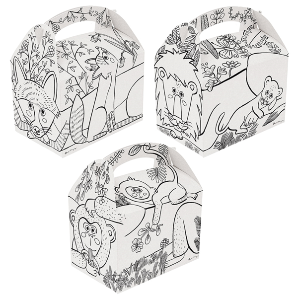 Garcia de pou CAJAS MENU INFANTIL PARA COLOREAR 320 G/M2 15 50x10 50x17 50 CM BLANCO CARTONCILLO (300 UNID.)