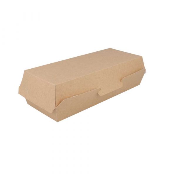 Garcia de pou CAJAS "PANINI" 'THEPACK' 220 G/M2 26 5x12 2x7 CM NATURAL CARTÓN ONDULADO NANO-MICRO (300 UNID.)