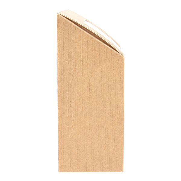 Garcia De Pou CAJAS PARA "TORTILLA" CON VENTANA 'THEPACK' 220 G/M2 + OPP 9 2x5 1x9 2/12 5 CM NATURAL CARTÓN ONDULADO NANO-MICRO (600 UNID.)