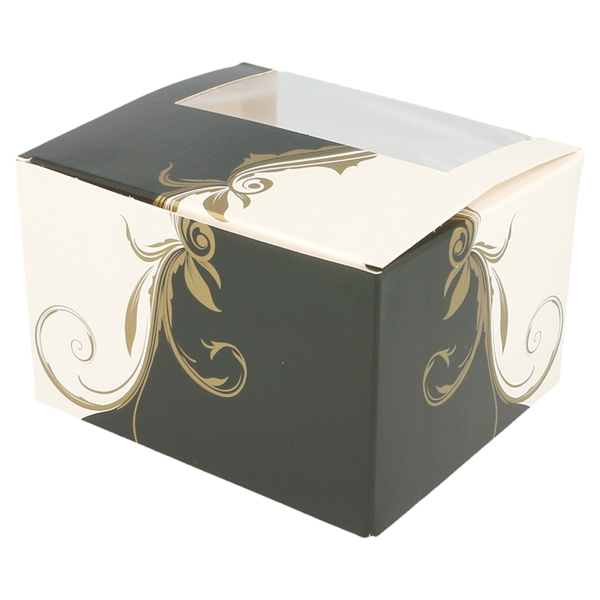 Garcia De Pou CAJAS PASTELERÍA CON VENTANA 'THEPACK CLASSIC' 250 G/M2 11x13x8 CM BLANCO CARTÓN ONDULADO NANO-MICRO (800 UNID.)