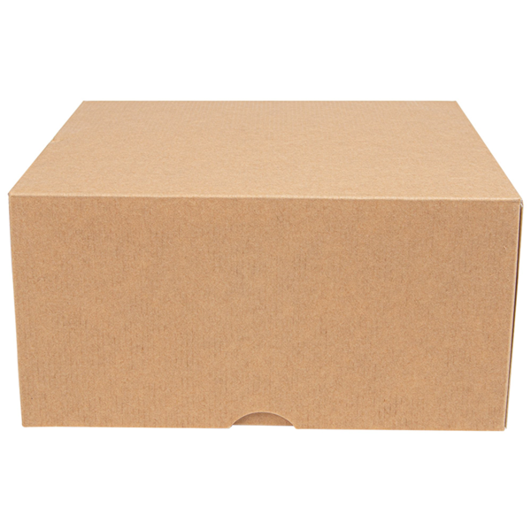 Garcia De Pou CAJAS PASTELERÍA SIN VENTANA 'THEPACK' 240 G/M2 16x16x8 CM NATURAL CARTÓN ONDULADO NANO-MICRO (200 UNID.)