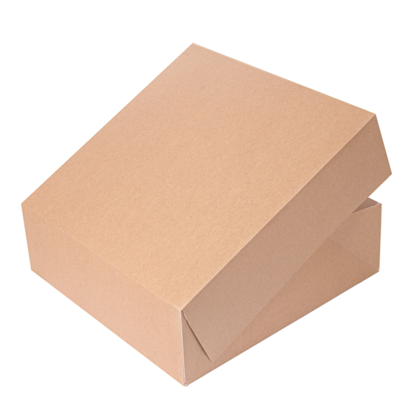 Garcia De Pou CAJAS PASTELERÍA SIN VENTANA 'THEPACK' 240 G/M2 32x32x10 CM NATURAL CARTÓN ONDULADO NANO-MICRO (100 UNID.)