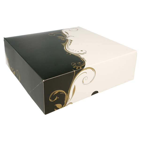 Garcia De Pou CAJAS PASTELERÍA SIN VENTANA 'THEPACK CLASSIC' 250 G/M2 23x23x7 5 CM BLANCO CARTÓN ONDULADO NANO-MICRO (200 UNID.)
