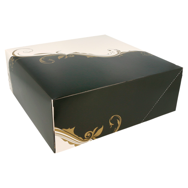 Garcia De Pou CAJAS PASTELERÍA SIN VENTANA 'THEPACK CLASSIC' 250 G/M2 28x28x10 CM BLANCO CARTÓN ONDULADO NANO-MICRO (100 UNID.)
