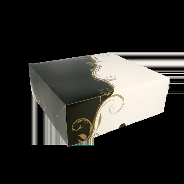 Garcia de pou CAJAS PASTELERÍA SIN VENTANA 'THEPACK CLASSIC' 250 G/M2 28x28x10 CM BLANCO CARTÓN ONDULADO NANO-MICRO (100 UNID.)