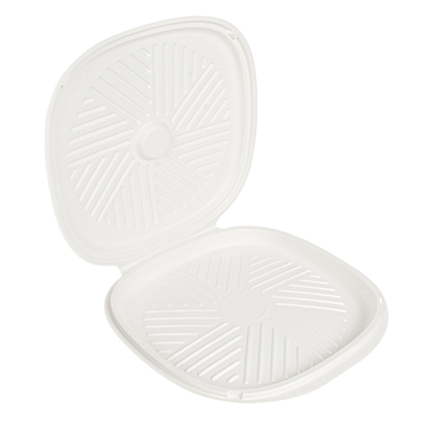 Garcia De Pou CAJAS PIZZA 'BIONIC' Ø35x2 8 CM BLANCO BAGAZO (100 UNID.)