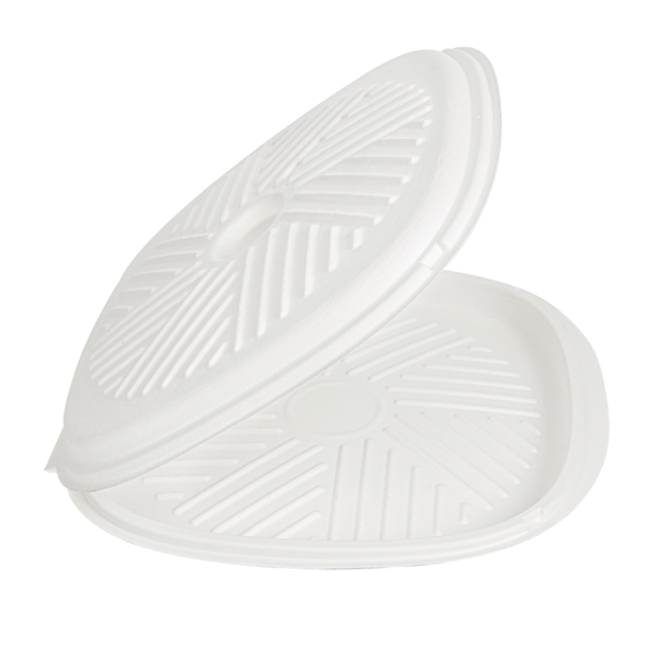 Garcia De Pou CAJAS PIZZA 'BIONIC' Ø35x2 8 CM BLANCO BAGAZO (100 UNID.)