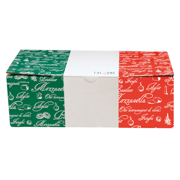 Garcia de pou CAJAS PIZZA CALZONE 330 G/M2 27x15x7 CM BLANCO CARTÓN (100 UNID.)