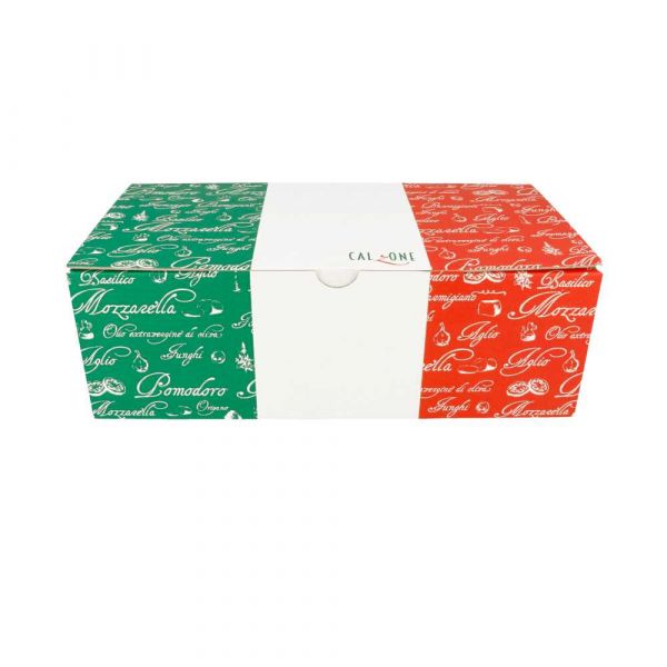 Garcia de pou CAJAS PIZZA CALZONE 330 G/M2 30x16x10 CM BLANCO CARTÓN (100 UNID.)