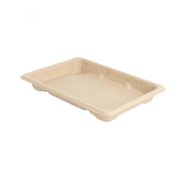 Garcia de pou CAJAS SUSHI 'BIONIC' 16 5x11 5x1 5 CM NATURAL BAGAZO (1000 UNID.)