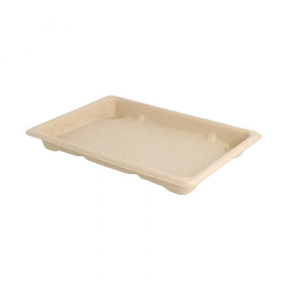 Garcia de pou CAJAS SUSHI 'BIONIC' 18 5x13x1 5 CM NATURAL BAGAZO (800 UNID.)