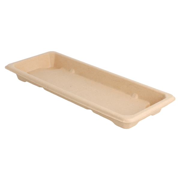 Garcia De Pou CAJAS SUSHI 'BIONIC' 22x9x2 CM NATURAL BAGAZO (800 UNID.)