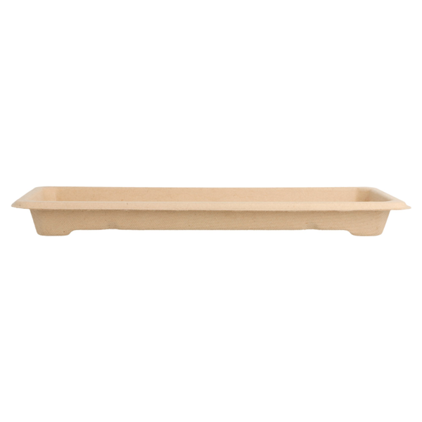Garcia De Pou CAJAS SUSHI 'BIONIC' 22x9x2 CM NATURAL BAGAZO (800 UNID.)