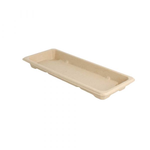 Garcia de pou CAJAS SUSHI 'BIONIC' 22x9x2 CM NATURAL BAGAZO (800 UNID.)