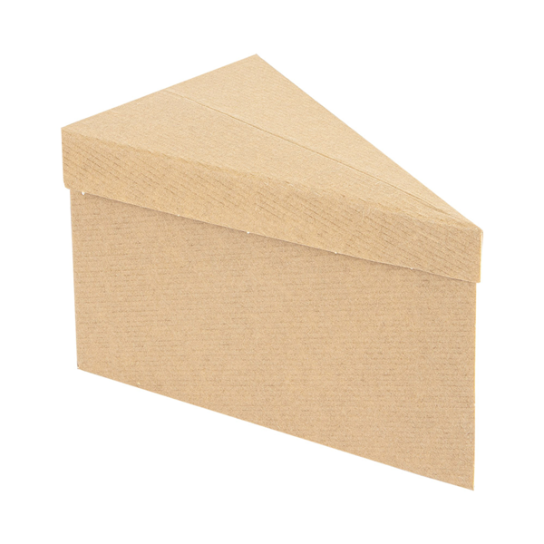 Garcia De Pou CAJAS TRIANGULARES PASTELERÍA 'THEPACK' 240 G/M2 14 4x8 5x9 CM MARRÓN CARTÓN ONDULADO NANO-MICRO (600 UNID.)