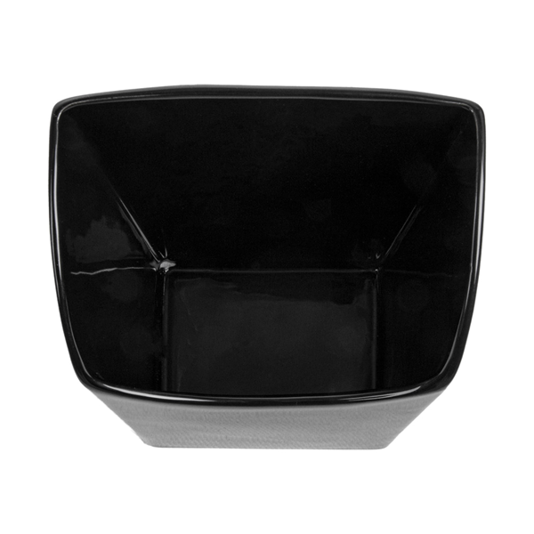 Garcia De Pou CAJETILLA PARA FRITOS L 13 3x9 4x14 6 CM NEGRO PORCELANA (6 UNID.)