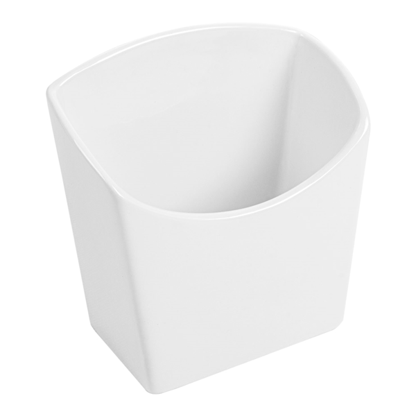 Garcia de pou CAJETILLA PARA FRITOS S 12 4x6 5x12 7 CM BLANCO PORCELANA (6 UNID.)