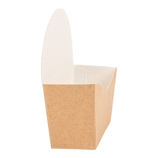 Garcia De Pou CAJETILLAS BAGEL SCOOP 'THEPACK' 220 G/M2 12x4 5x12 CM MARRÓN CARTÓN ONDULADO NANO-MICRO (1000 UNID.)