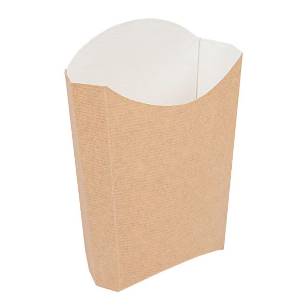 Garcia De Pou CAJETILLAS FRITAS JUMBO 'THEPACK' 165 G 220 G/M2 13 5x8 5x16 CM NATURAL CARTÓN ONDULADO NANO-MICRO (1200 UNID.)