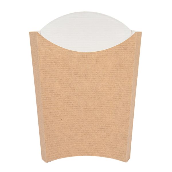 Garcia De Pou CAJETILLAS FRITAS JUMBO 'THEPACK' 165 G 220 G/M2 13 5x8 5x16 CM NATURAL CARTÓN ONDULADO NANO-MICRO (1200 UNID.)