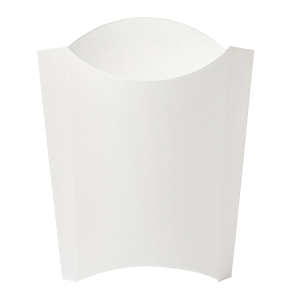 Garcia De Pou CAJETILLAS FRITAS JUMBO 'THEPACK' 165 G 230 G/M2 13 5x8 5x16 CM BLANCO CARTÓN ONDULADO NANO-MICRO (1200 UNID.)