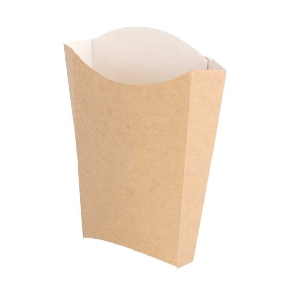 Garcia de pou CAJETILLAS FRITAS 'THEPACK' 190 G 220 G/M2 14 5x9 5x18 CM NATURAL CARTÓN ONDULADO NANO-MICRO (1200 UNID.)