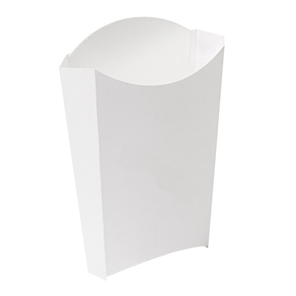 Garcia de pou CAJETILLAS FRITAS 'THEPACK' 190 G 230 G/M2 14 5x9 5x18 CM BLANCO CARTÓN ONDULADO NANO-MICRO (1200 UNID.)