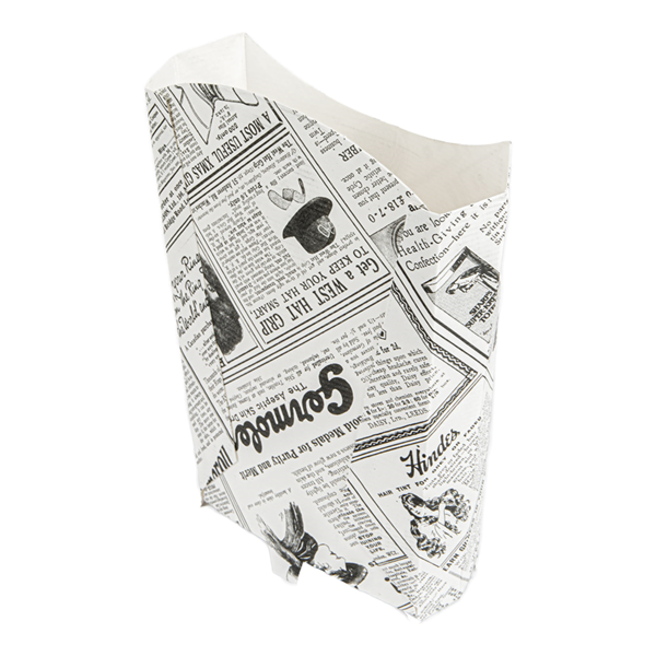 Garcia De Pou CAJETILLAS FRITAS 'THEPACK TIMES' 190 G 230 G/M2 14 5x9 5x18 CM BLANCO CARTÓN ONDULADO NANO-MICRO (1200 UNID.)