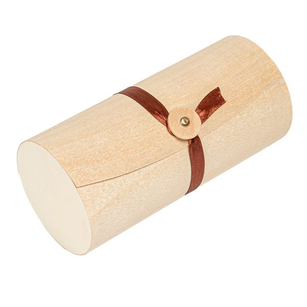 Garcia de pou CAJITAS DE HOJUELA DE ÁLAMO Ø7x16 CM NATURAL MADERA (60 UNID.)