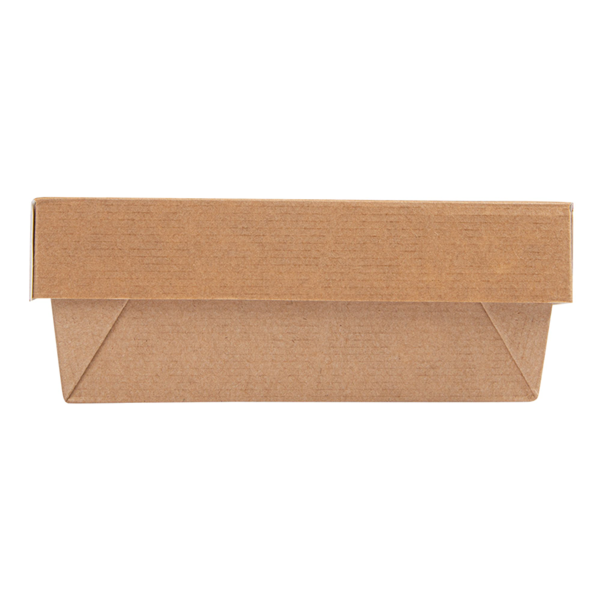 Garcia De Pou CAJITAS+TAPAS MICROONDABLES 'THEPACK' 500 ML 220 G/M2 + 12PP 12x12x5 CM NATURAL CARTÓN ONDULADO NANO-MICRO (250 UNID.)