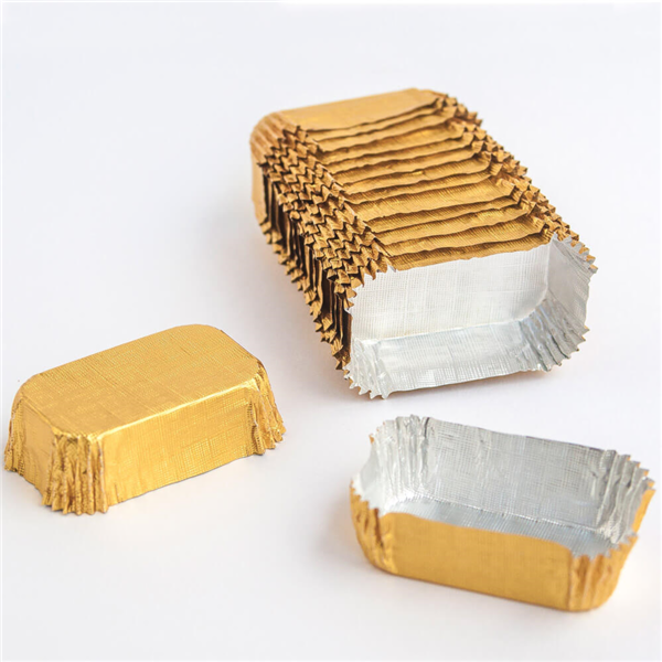Garcia De Pou CÁPSULAS 'PETITS FOURS' 4 7x3 7x1 5 CM DORADO ALUMINIO (1000 UNID.)