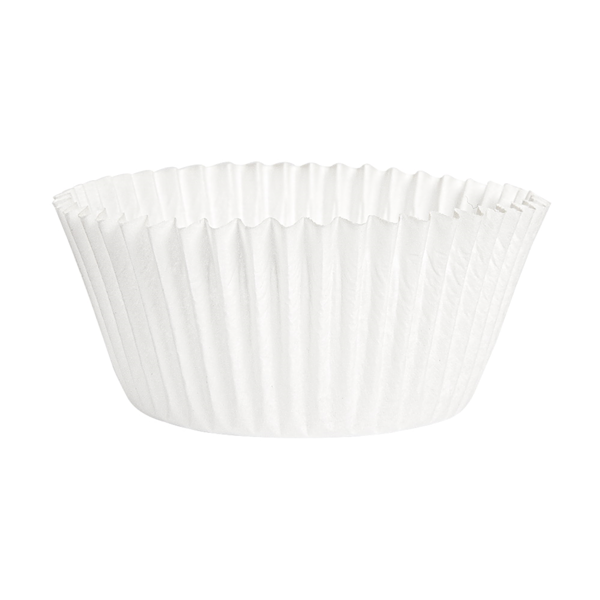 Garcia De Pou CÁPSULAS 'PETITS FOURS' 50 G/M2 Ø 2 4x2 CM BLANCO PERG. ANTIGRASAS (500 UNID.)