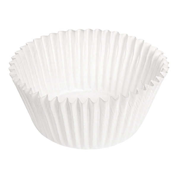 Garcia de pou CÁPSULAS 'PETITS FOURS' 50 G/M2 Ø 2 4x2 CM BLANCO PERG. ANTIGRASAS (500 UNID.)