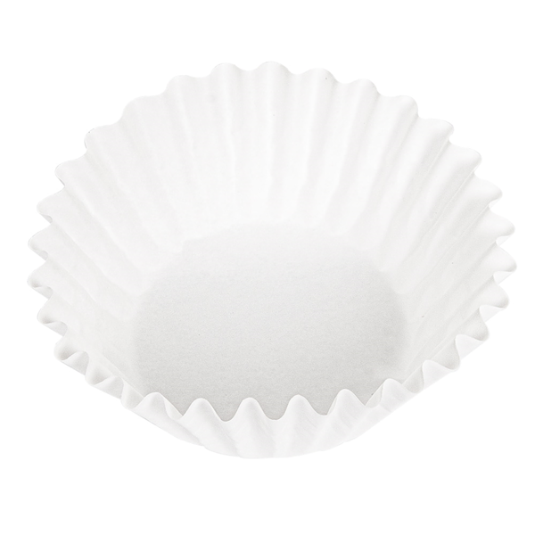 Garcia De Pou CÁPSULAS 'PETITS FOURS' 50 G/M2 Ø 4x2 5 CM BLANCO PERG. ANTIGRASAS (500 UNID.)