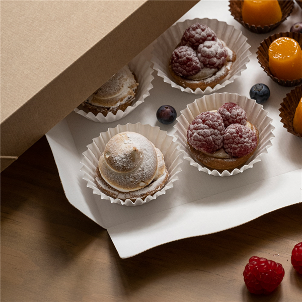 Garcia De Pou CÁPSULAS 'PETITS FOURS' 50 G/M2 Ø 4x2 5 CM BLANCO PERG. ANTIGRASAS (500 UNID.)