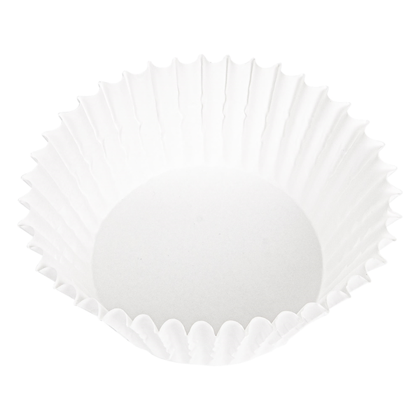 Garcia De Pou CÁPSULAS 'PETITS FOURS' 50 G/M2 Ø 5x2 7 CM BLANCO PERG. ANTIGRASAS (1000 UNID.)