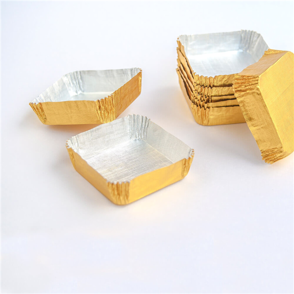 Garcia De Pou CÁPSULAS 'PETITS FOURS' 5x5x1 5 CM DORADO ALUMINIO (600 UNID.)