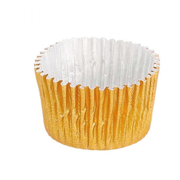 Garcia de pou CÁPSULAS 'PETITS FOURS' Ø 2 4x1 7 CM DORADO ALUMINIO (1000 UNID.)