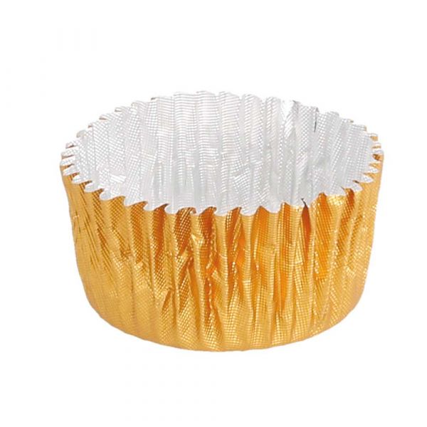 Garcia de pou CÁPSULAS 'PETITS FOURS' Ø 2 9x1 6 CM DORADO ALUMINIO (1000 UNID.)