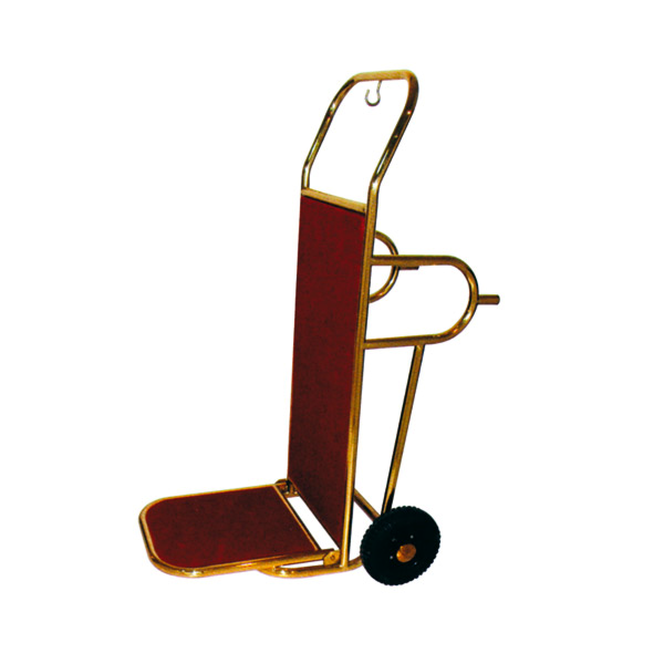 Garcia de pou CARRETILLA PORTAMALETAS LUJO 70x56x120 CM DORADO INOX (1 UNID.)