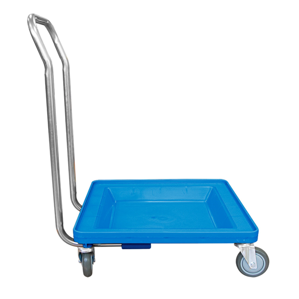 Garcia De Pou CARRETILLA TRANSPORTE DE RACKS 54x54x81 CM AZUL PP (1 UNID.)