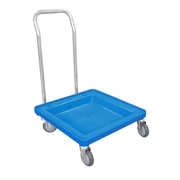 Garcia de pou CARRETILLA TRANSPORTE DE RACKS 54x54x81 CM AZUL PP (1 UNID.)