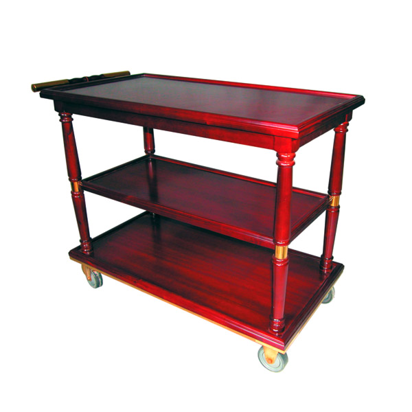 Garcia de pou CARRITO SERVICIO COMEDOR CLÁSICO 90x50x82 CM MARRÓN ROJIZO MADERA (1 UNID.)