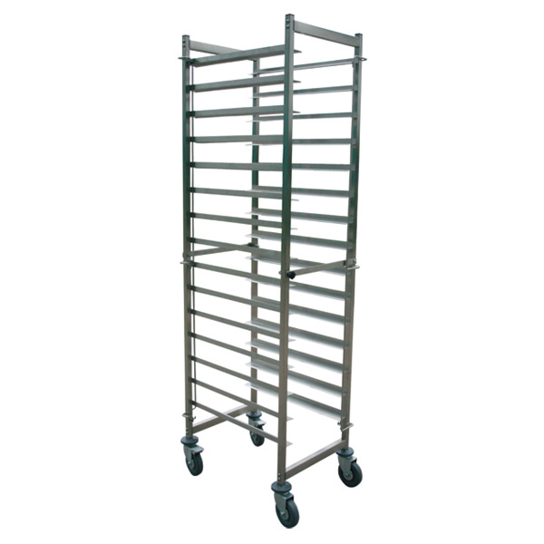 Garcia de pou CARRO BANDEJERO G/N 1/1 20 NIVELES 38 5x55 5x190 CM PLATEADO INOX (1 UNID.)