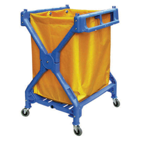 Garcia de pou CARRO PLEGABLE PARA LAVANDERÍA 71x66x95 CM AZUL PLÁSTICO (1 UNID.)