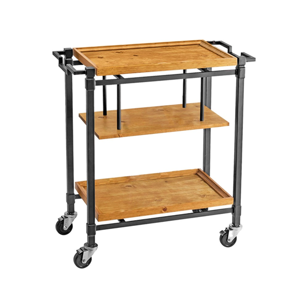 Garcia de pou CARRO SERVICIO 91 4x44 5x99 CM NATURAL MADERA (1 UNID.)