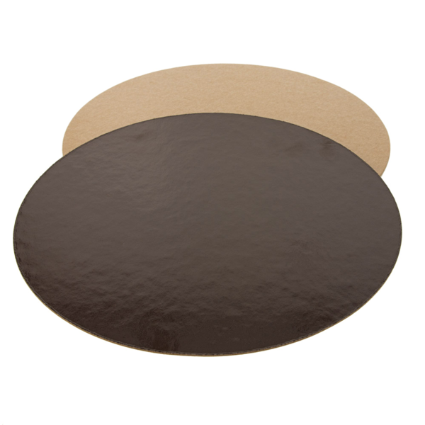 Garcia De Pou CARTONES PASTELERÍA DOBLE CARA 1100 G/M2 Ø 24 CM CHOCOLATE/PRALINÉ CARTÓN (100 UNID.)